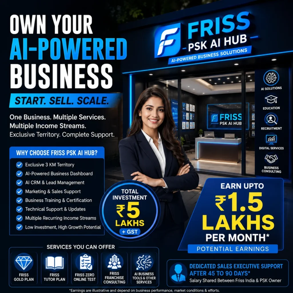 Start Your PSK AI Hub: Low Investment AI Franchise in India