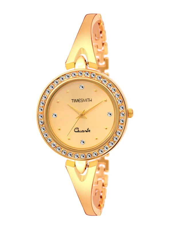 TIMESMITH Women Gold-Toned Analogue Watch