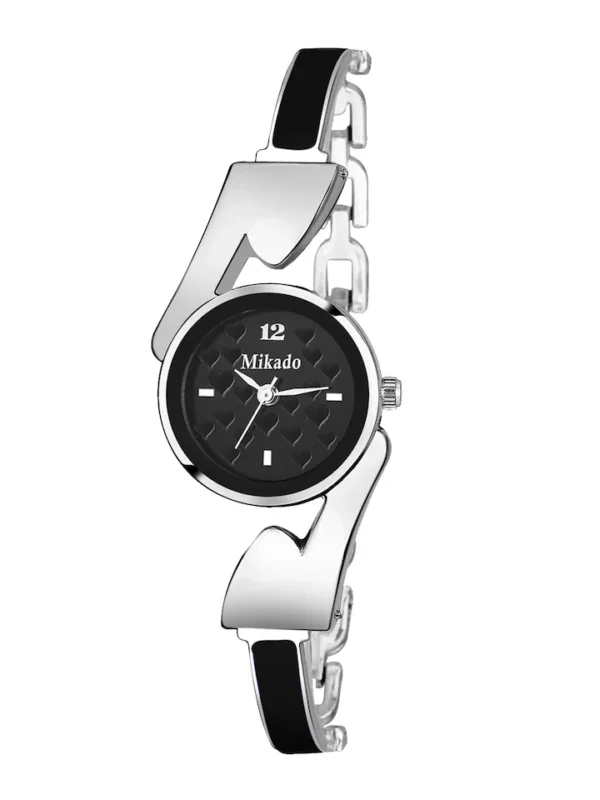 Mikado Women Black Analogue Watch