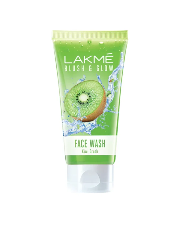 Lakme Blush & Glow Kiwi Gel Face Wash with 100% real Kiwi Extract