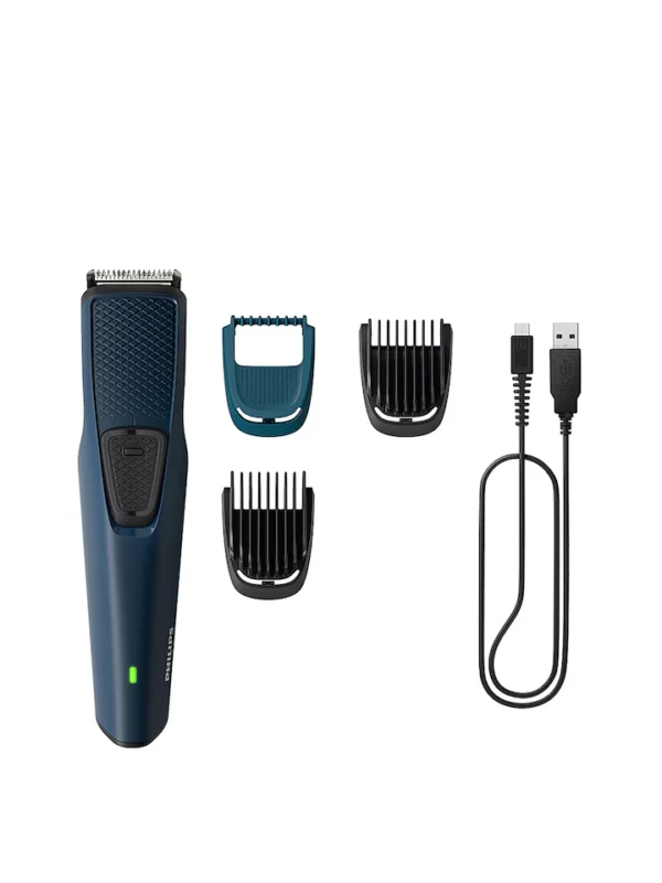 Phillips SkinProtect Beard Trimmer BT1232/18 Last 4X Longer Self Sharpening Blades - Blue