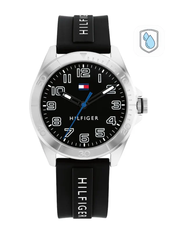 Tommy Hilfiger Men Dial & Black Stainless Steel Straps Analogue Watch TH1720020W
