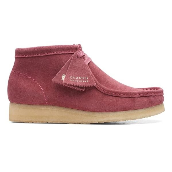 Clarks Wallabee Boot. Rose Pink