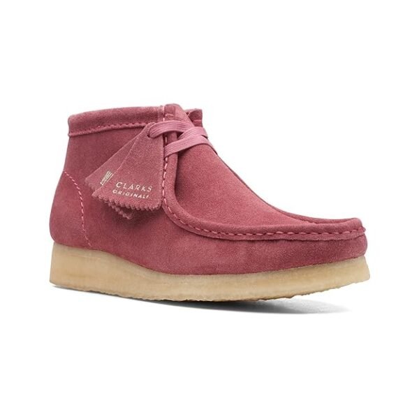 Clarks Wallabee Boot. Rose Pink - Image 2