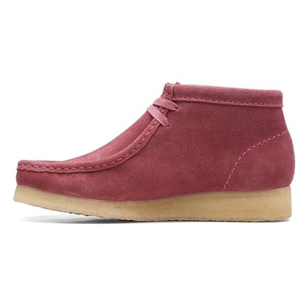 Clarks Wallabee Boot. Rose Pink - Image 3