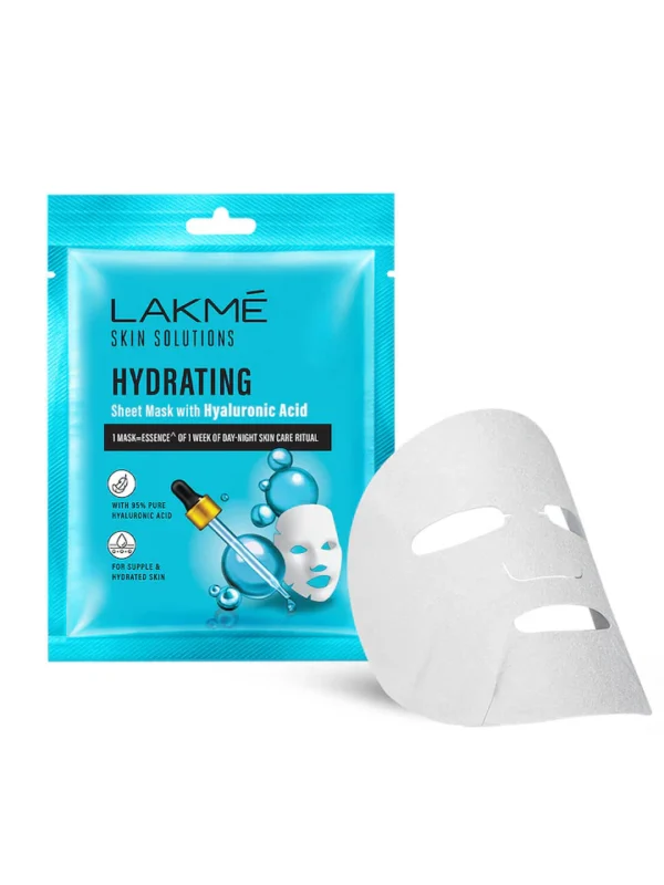 Lakme Skin Solutions Hydrating Sheet Mask with Hyaluronic Acid -25 ml