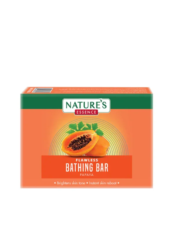 Natures Essence Papaya Bathing Bar - Brightens Skin Tone - 75 g