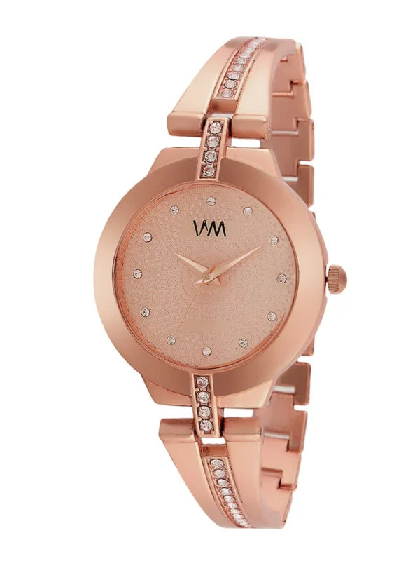 WM Women Rose Gold Analogue Watch