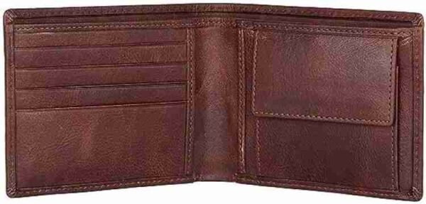 Men Brown Leather Wallet - Image 2