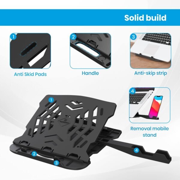 From Desk to Coffee Shop: The Portable & Stylish Laptop Stand You Need - My Buddy Hexa 22 - Image 4