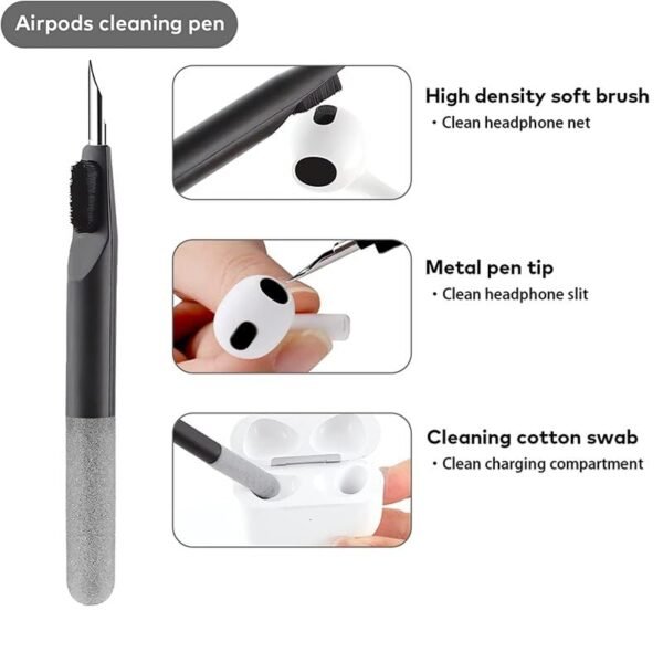 BKN 18 in 1 Smart Gadget Cleaning Kit with Brush for Airpods Pro, Earphone, Keyboard, Laptop, Phone, PC Monitor | Cleaning Tools Kit - Multicolor - Image 5