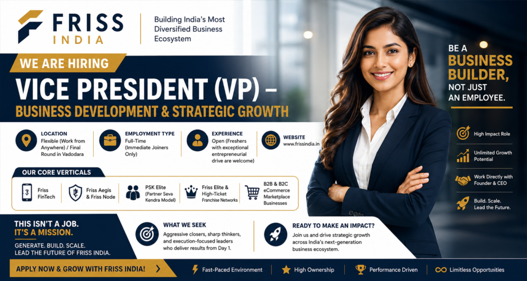 Vice President (VP) – Business Development & Strategic Growth